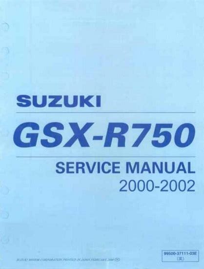 Suzuki gsxr 750 owners manual free download. Things To Know About Suzuki gsxr 750 owners manual free download. 